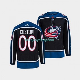 Pánské Hokejový Dres Columbus Blue Jackets Personalizované Adidas 2022-2023 Reverse Retro Námořnictvo Authentic
